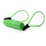 Cablu de siguranță pentru blocare motocicletă 150 cm verde