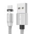 Cablu magnetic de încărcare USB K434 argint