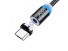 Cablu magnetic de încărcare USB K468 negru
