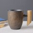 Cană din ceramică cu mâner din lemn 3