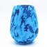 Cană din silicon cu model de camuflaj albastru