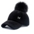 Cap mit Bommel T2 schwarz