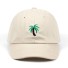 Cap mit einer Palme creme