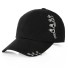 Cap mit Ringen schwarz