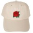 Cap mit Rose T207 creme