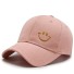 Cap mit Smiley T204 rosa