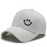 Cap mit Smiley T204 weiß