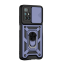 Carcasa cu magnet si protectie camera pentru POCO F3 5G albastru inchis