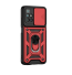 Carcasa cu magnet si protectie camera pentru POCO X3 NFC roșu