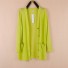 Cardigan de damă P1893 verde neon