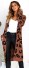 Cardigan lung de dama cu model leopard 9