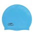 Cască de înot rezistentă la apă, elastică, pentru bărbați, femei, echipament de înot, șapcă din silicon pentru piscină, cu protecție pentru urechi, unisex albastru