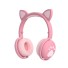 Căști pentru copii cu urechi C1193 roz