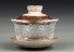 Castron de ceai din ceramică Gaiwan C108 cremos