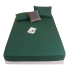Cearceaf de pat de o singură culoare 90 x 200 cm verde inchis