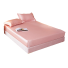 Cearceaf de pat satinat 180 x 200 cm roz deschis