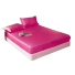 Cearceaf de pat satinat 180 x 200 cm roz închis