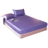 Cearceaf de pat satinat 180 x 200 cm violet