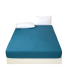 Cearșaf de pat de o singură culoare 140 x 200 cm albastru