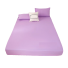 Cearșaf de pat de o singură culoare 140 x 200 cm violet deschis