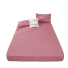 Cearșaf de pat de o singură culoare 220 x 200 cm roz