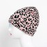 Čepice s leopardím vzorem růžová