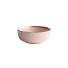 Ceramiczna miska ze złotym obramowaniem różowy