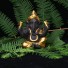 Ceramiczna statuetka boga Ganesha złoto