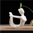 Ceramiczna statuetka jogina 11