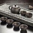 Ceramiczny zestaw do herbaty 7 szt. C117 czarny