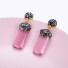 Cercei atârnați de damă cu cristal G1135 roz