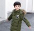 Chlapčenská zimná bunda L2085 armádny zelená