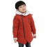 Chlapčenská zimná bunda s kapucňou červená
