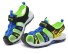 Chlapčenské sandále s plameňmi zelená