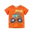 Chlapčenské tričko s potlačou B1396 oranžová