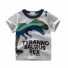 Chlapčenské tričko s potlačou dinosaura B1384 A