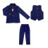 Chlapčenský oblek B1362 tmavo modrá