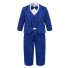 Chlapčenský oblek B1376 modrá