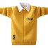 Chlapčenský sveter L973 tmavo žltá