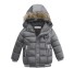 Chlapecká zimní bunda s kožíškem J2530 šedá