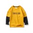 Chlapecké tričko s dlouhým rukávem B1555 žlutá