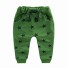 Chłopięce spodnie dresowe w gwiazdki J2537 zielony