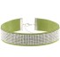 Choker cu strasuri J3495 verde deschis