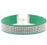 Choker cu strasuri J3495 verde