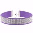 Choker cu strasuri J3495 violet