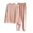 Ciepła piżama damska P2673 różowy