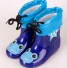 Ciepłe buty dziecięce ze zwierzętami ciemnoniebieski