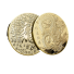 Čínska kovová minca s dračím motívom Zberateľská čínska minca pre šťastie Pozlátená minca s mýtickým drakom a čínskymi znakmi Postriebrená minca v tradičnom čínskom štýle 4 cm zlatá