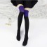 Ciorapi bicolori pentru femei violet