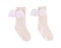 Ciorapi de fată cu aripi alb